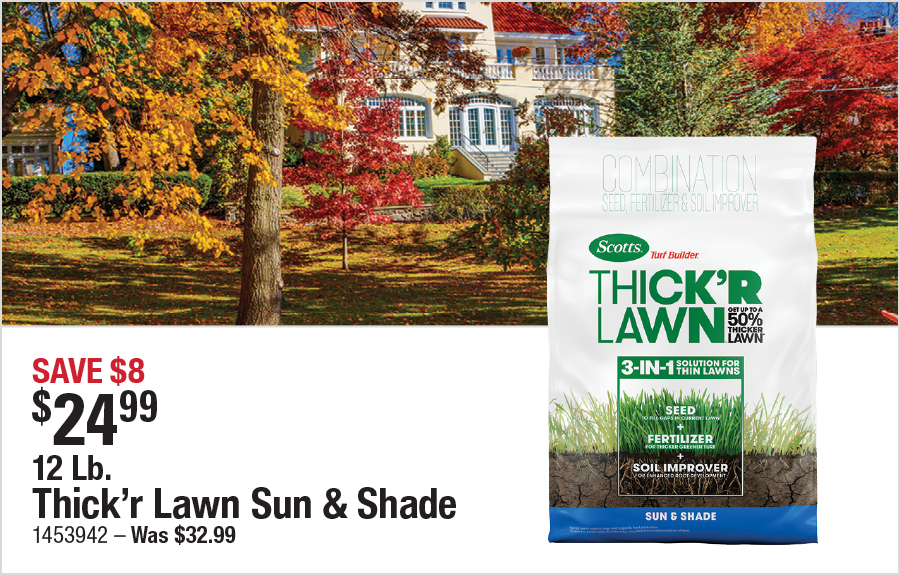 12 Lb. Thick'r Lawn Sun & Shade